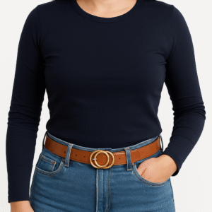 Polera Manga Larga Azul Marino