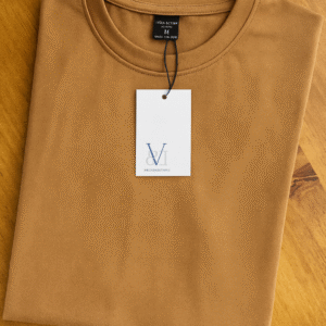Polera Algodón Hombre Camel