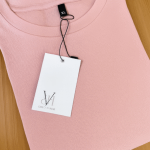 Polera Algodón Cuello Redondo Palo Rosa Claro