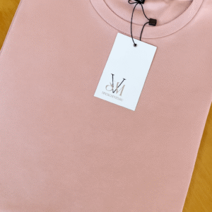 Polera Algodón Cuello Redondo Palo Rosa Medio