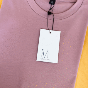 Polera Algodón Cuello Redondo Lila