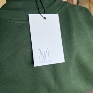 Polera Algodón Cuello Redondo Verde Botella